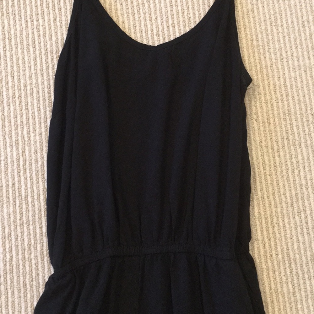 SIMPLE BLACK ROMPER - Picture 2 of 6